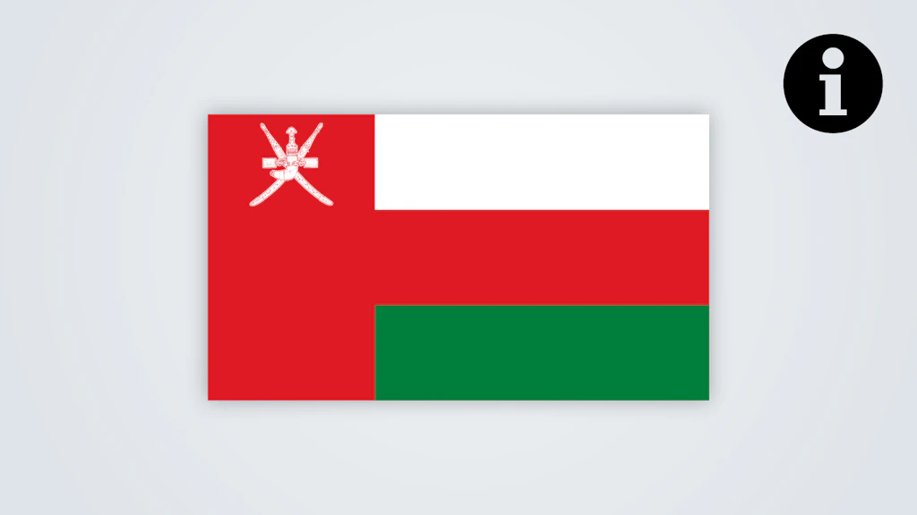 Flagge von Oman
